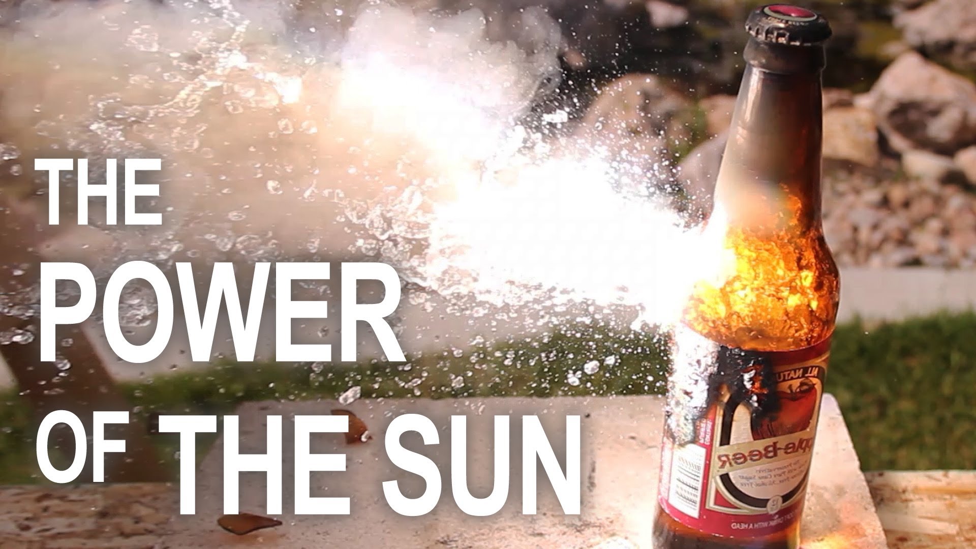 Burning Stuff With 2000ºF Solar Power!!